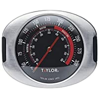 Taylor Pro Termómetro para Horno- Indicador de Temperatura Preciso- adecuado para Cocinar u Hornear- Acero Inoxidable…